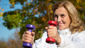 Woman excercising Woman excercising