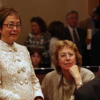 Senators Carol Liu and Lois Wolk